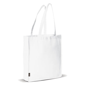 Borsa spesa in TNT 75g/m² con soffietto Bianco - personalizzabile con logo