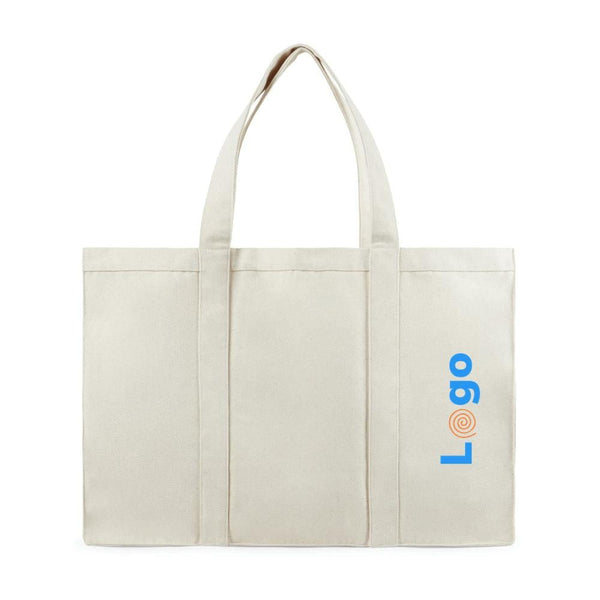Borsa spesa maxi VINGA Hilo in canvas riciclato - personalizzabile con logo