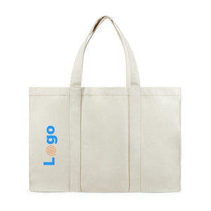 Borsa spesa maxi VINGA Hilo in canvas riciclato - personalizzabile con logo