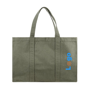 Borsa spesa maxi VINGA Hilo in canvas riciclato - personalizzabile con logo