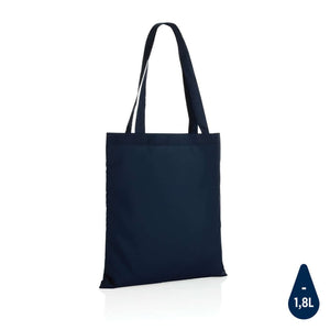 Borsa spesa rPET Impact AWARE™ blu navy - personalizzabile con logo