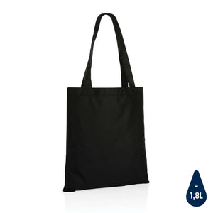 Borsa spesa rPET Impact AWARE™ nero - personalizzabile con logo