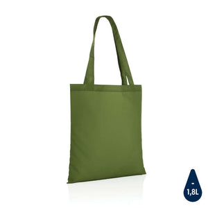 Borsa spesa rPET Impact AWARE™ verde - personalizzabile con logo