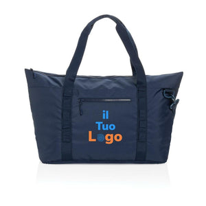 Borsa spesa termica Sonny Aware™ RPET XL blu navy - personalizzabile con logo