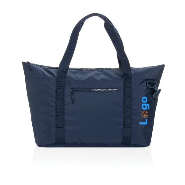 Borsa spesa termica Sonny Aware™ RPET XL blu navy - personalizzabile con logo