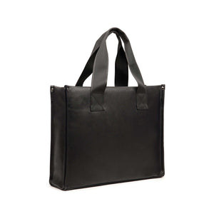 Borsa spesa VINGA Bermond in PU riciclato RCS Classy nero - personalizzabile con logo