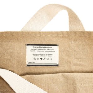 Borsa spiaggia BEAU in rCanvas AWARE™ 400gm2 - personalizzabile con logo
