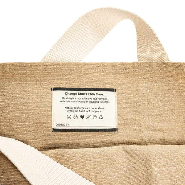 Borsa spiaggia BEAU in rCanvas AWARE™ 400gm2 - personalizzabile con logo