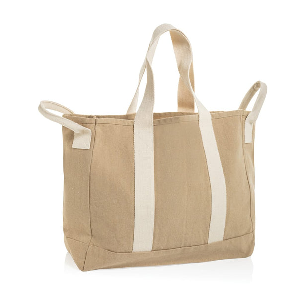 Borsa spiaggia BEAU in rCanvas AWARE™ 400gm2 - personalizzabile con logo