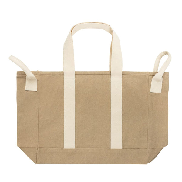 Borsa spiaggia BEAU in rCanvas AWARE™ 400gm2 - personalizzabile con logo