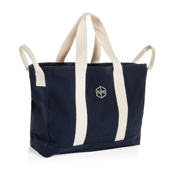Borsa spiaggia BEAU in rCanvas AWARE™ 400gm2 - personalizzabile con logo