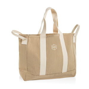 Borsa spiaggia BEAU in rCanvas AWARE™ 400gm2 - personalizzabile con logo