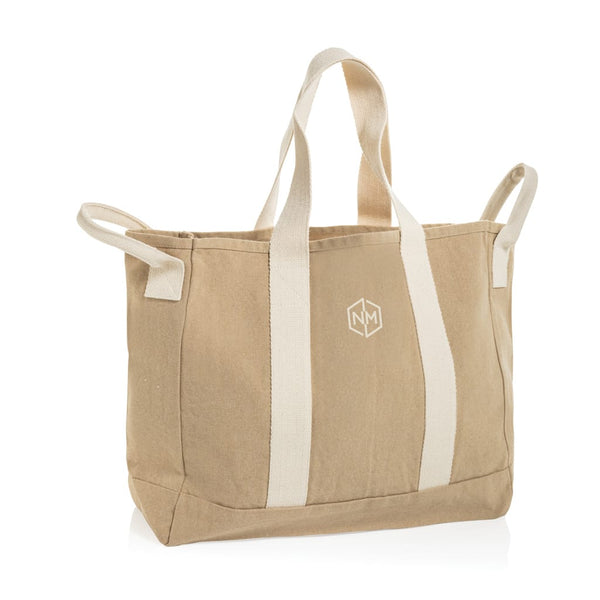 Borsa spiaggia BEAU in rCanvas AWARE™ 400gm2 - personalizzabile con logo