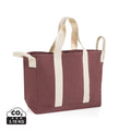 Borsa spiaggia BEAU in rCanvas AWARE™ 400gm2 maroon - personalizzabile con logo