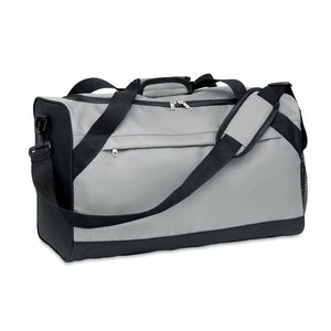 Borsa sport RPET 600D grigio - personalizzabile con logo