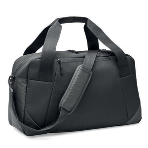 Borsa sportiva 300D ripstop Nero - personalizzabile con logo