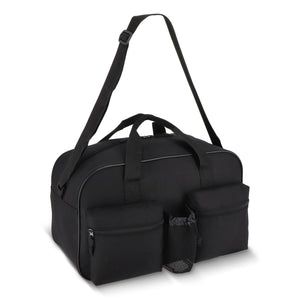 Borsa sportiva e da viaggio in R-PET 600D 46 x 21 x 27,5 cm 25 L Nero - personalizzabile con logo