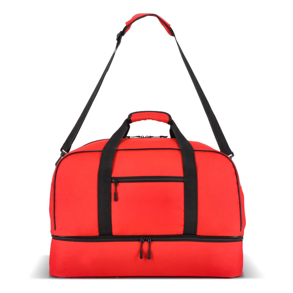 Borsa sportiva e da viaggio in R-PET 600D 55,5 x 25 x 36 cm 50 L - personalizzabile con logo