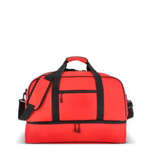 Borsa sportiva e da viaggio in R-PET 600D 55,5 x 25 x 36 cm 50 L - personalizzabile con logo
