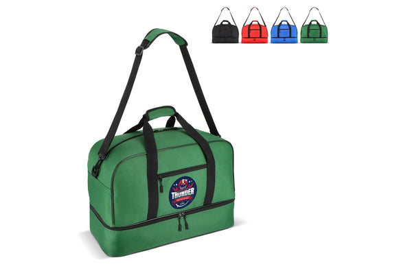 Borsa sportiva e da viaggio in R-PET 600D 55,5 x 25 x 36 cm 50 L - personalizzabile con logo