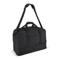 Borsa sportiva e da viaggio in R-PET 600D 55,5 x 25 x 36 cm 50 L Nero - personalizzabile con logo