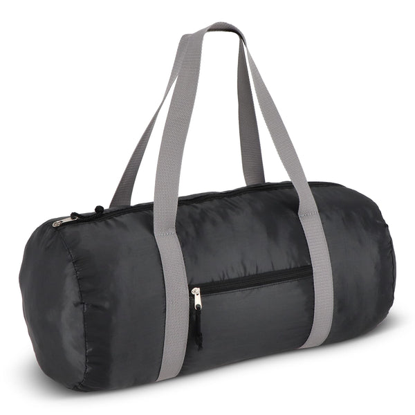 Borsa sportiva e da viaggio leggera in R-PET 190T 48 x 23 x 23 cm 20 L Nero - personalizzabile con logo