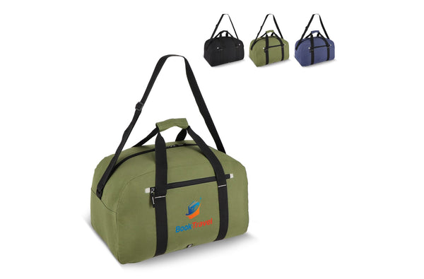 Borsa sportiva e da viaggio R-PET 600D Nevada 53 x 27 x 30 cm 35 L - personalizzabile con logo
