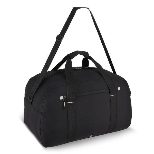 Borsa sportiva e da viaggio R-PET 600D Nevada 53 x 27 x 30 cm 35 L Nero - personalizzabile con logo