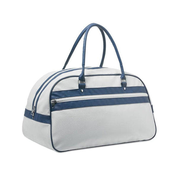 Borsa sportiva in PU Bianco - personalizzabile con logo