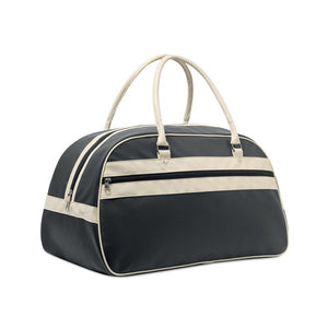 Borsa sportiva in PU Nero - personalizzabile con logo