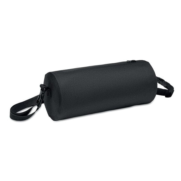 Borsa sportiva in RPET 300D Nero - personalizzabile con logo