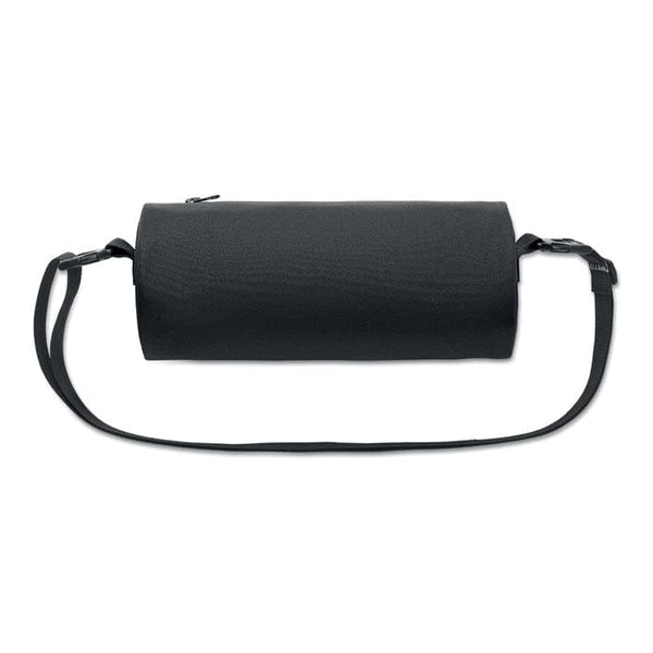 Borsa sportiva in RPET 300D Nero - personalizzabile con logo