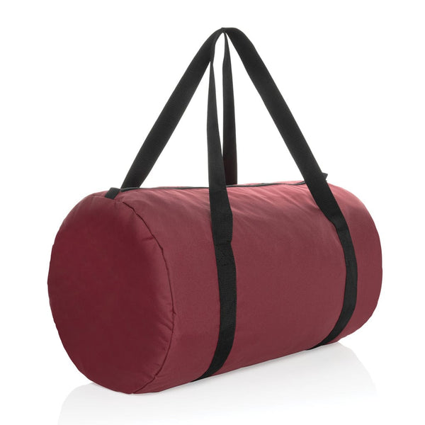 Borsa sportiva pieghevole Dillon AWARE™ RPET rosso - personalizzabile con logo