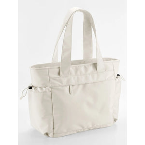 Borsa Studio Oversized Tote beige - personalizzabile con logo