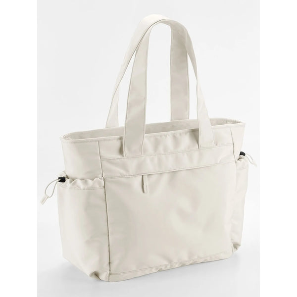 Borsa Studio Oversized Tote beige - personalizzabile con logo