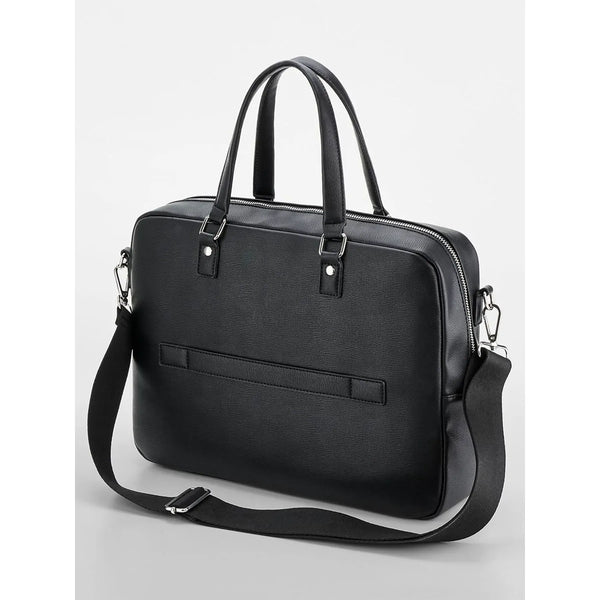 Borsa Tailored Luxe Briefcase nero - personalizzabile con logo