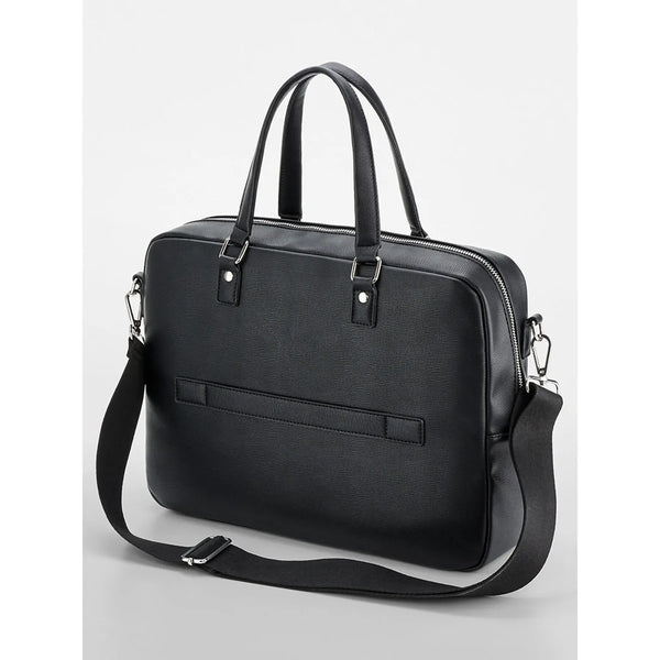 Borsa Tailored Luxe Briefcase nero - personalizzabile con logo