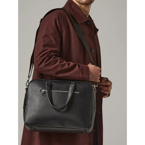 Borsa Tailored Luxe Briefcase nero - personalizzabile con logo