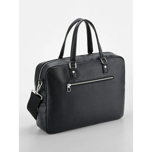 Borsa Tailored Luxe Briefcase nero - personalizzabile con logo