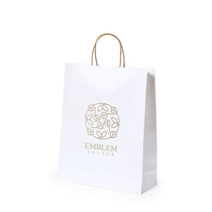 Borsa Taurel bianco - personalizzabile con logo