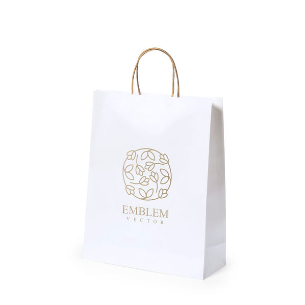 Borsa Taurel bianco - personalizzabile con logo