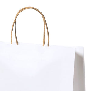 Borsa Taurel bianco - personalizzabile con logo