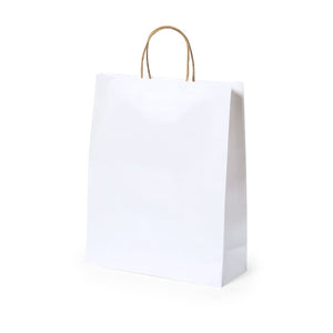 Borsa Taurel bianco - personalizzabile con logo