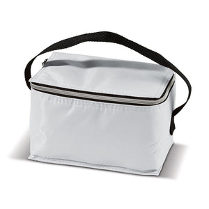 Borsa termica 6 lattine Bianco - personalizzabile con logo