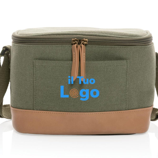 Borsa termica 6 lattine rcanvas 16 once Impact AWARE™ - personalizzabile con logo