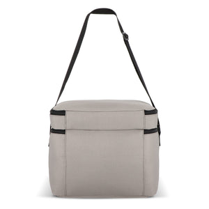 Borsa termica a doppio scomparto in R-PET 600D 30 x 20 x 24 cm 12 L - personalizzabile con logo