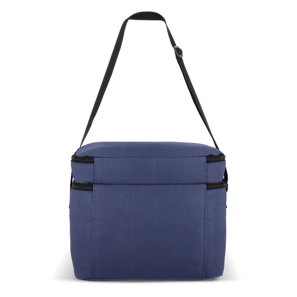 Borsa termica a doppio scomparto in R-PET 600D 30 x 20 x 24 cm 12 L - personalizzabile con logo