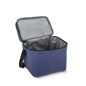 Borsa termica a doppio scomparto in R-PET 600D 30 x 20 x 24 cm 12 L - personalizzabile con logo