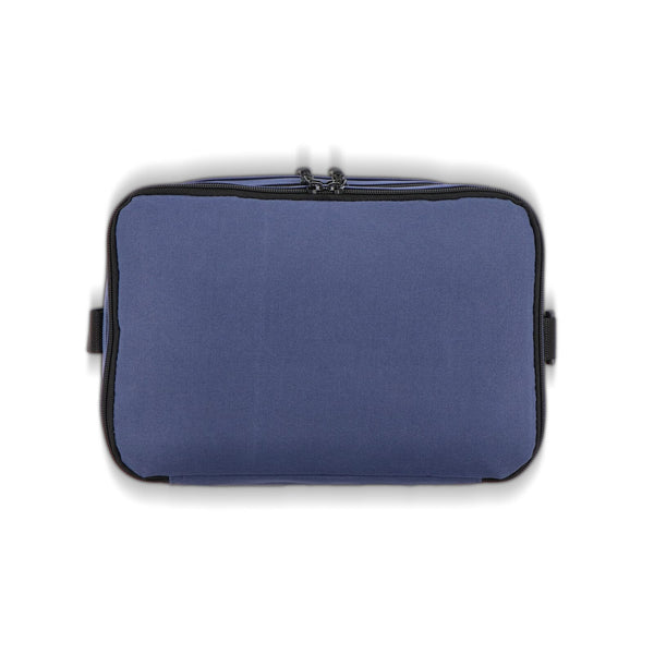 Borsa termica a doppio scomparto in R-PET 600D 30 x 20 x 24 cm 12 L - personalizzabile con logo