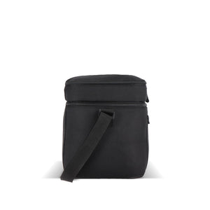 Borsa termica a doppio scomparto in R-PET 600D 30 x 20 x 24 cm 12 L - personalizzabile con logo